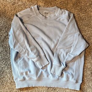 Aerie Light Blue Women's Crewneck Sweater